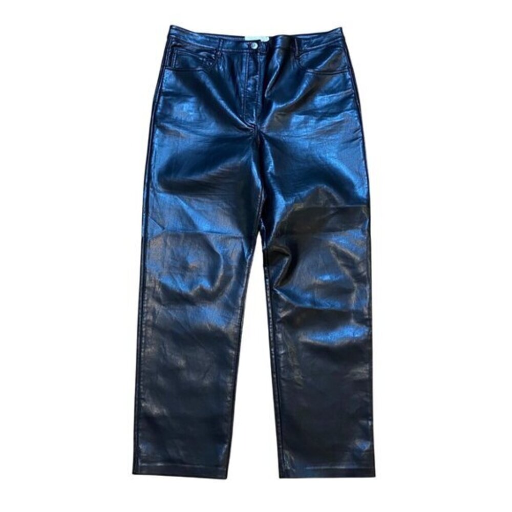 Wilfred‎ The Melina Black Vegan Leather High Waisted Pants 16?